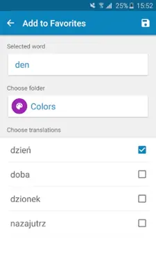 Czech-Polish Dictionary android App screenshot 0